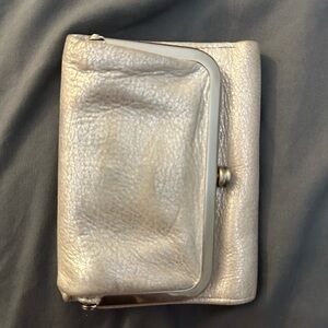 HOBO - Silver Robyn Wallet, EUC